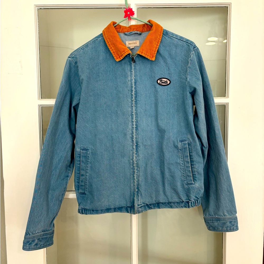 Brixton Women’s Denim Zip Jacket Size Small
